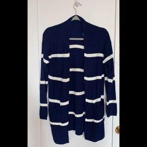 Pink clover never worn Size S navy cardigan.